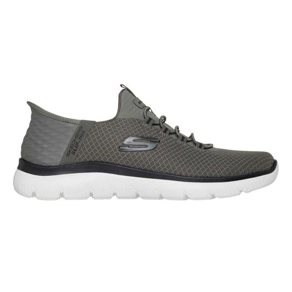 Skechers Mens Summits - High Range Slip-In Sneakers / Olive